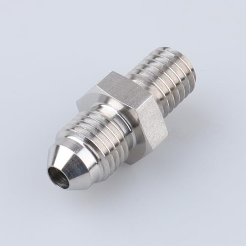 Image of AC PERFORMANCE 4AN Male Flare to M10x1.5 Metric Fitting Stainless Steel