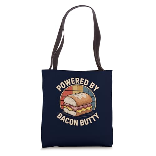 Powered by Bacon Butty Funny Bacon British Food...