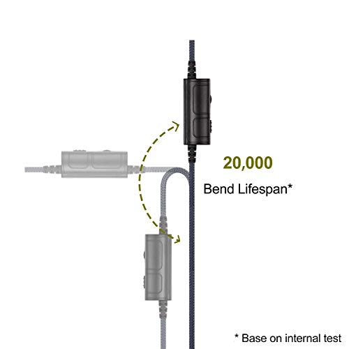 Boom kabel mikrofonowy do gier, kompatybilny z Game-PS4, Xbox One PC, laptopem, telefonem komórkowym i Sony MDRXB950BT, MDRXB650BT, MDR1000X, WH1000XM2, słuchawkami MDR-1A