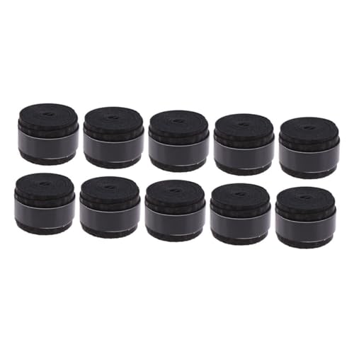 Toddmomy Racket Grip Tape for Tennis Squash Badminton 10pcs Absorbent Overgrip Thin and Soft Material