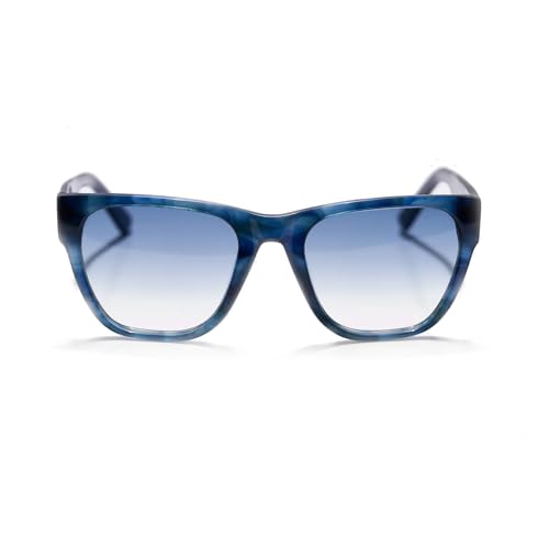 Blackburn Round Sunglasses - Italian-Made Unisex Shades With UV400 Protection - Classic Amber Frame - View #12
