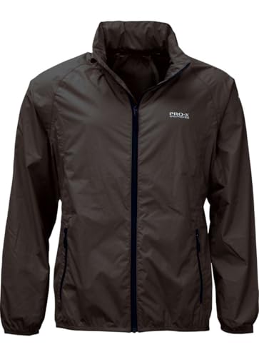 PRO-X elements Herren Pack able Jacke, Anthrazit, S