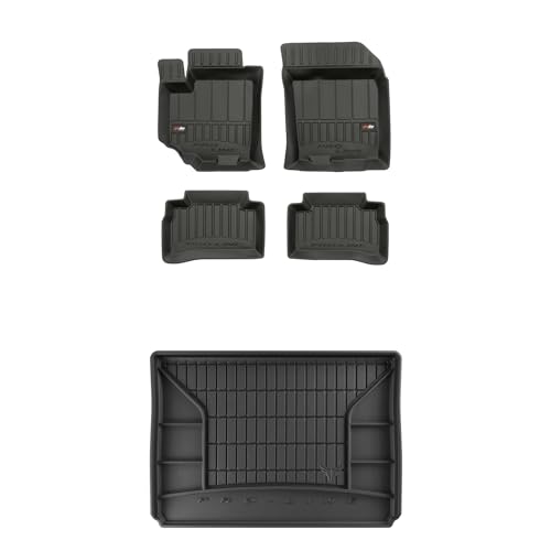 Tapis de sol voiture en caoutchouc Suzuki Vitara II pour retenir la boue avec bords hauts