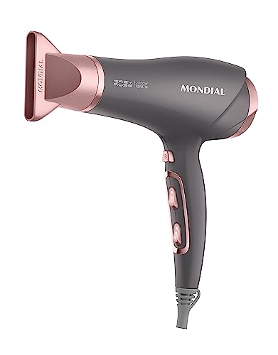 Secador de Cabelos, Mondial, Grafite/Rose, 2000W, 110V - SCN-11
