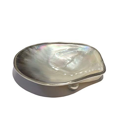 HHA Handmade Mother of Pearl Dish from Vietnam- Excellent Gift idea. Caviar, Candy, Jewelry, Watch Holder.