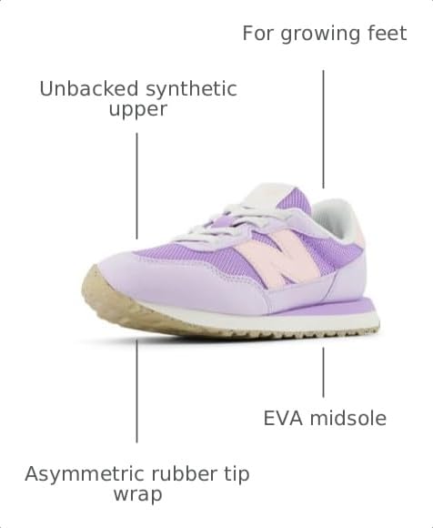 Image of New Balance Kid's Kids 237 Bungee Lace Sneaker