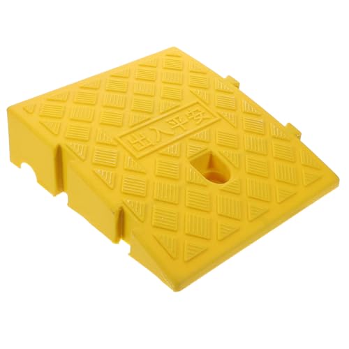 Rampa plástica resistente para bordillo 27x25x7 cm