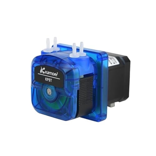1 bomba peristáltica KPST de 30-65 ml/min, motor paso a paso de 24 V, tubo simple o doble, bomba dosificadora de tubo Norprene fácil de reemplazar