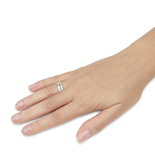 925 Sterling Silver, Hebrew Bible Verse Ring for Men, Hebrew Jewelry for Men, Aaronic Priestly Blessing, Jewish Jewelry for Women, Made in Israel Jewelry, Mens Jewish Jewelry, Israelite Jewelry, Israeli Jewish Bible Verse Holy Land Kabbalah Gifts Spiritual Blessings Ring Rare Judaic Jewelry2