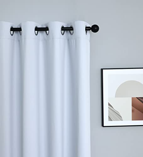 INLINAS Blackout Curtains for Bedroom, Thermal Insulated, Noise Reduction, Energy Saving Set of 2 Panels, Off White, 52W x 63L Inch - Image 6