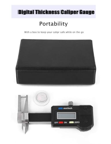 Image of Pocket Digital Gauge 0-25mm / 1 Inch - Mini Electronic Caliper with LCD Display, Precision Measuring Tool for Jewelry, Gemstones, Screws & Small Workpieces