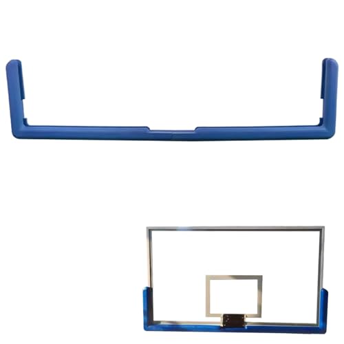 JYHHCYS 1/2/3/4 Pcs Basketball Hoop Bumper Strip, High-Elasticity EVA Backboard Padding Cuttable, Shock-Absorbing Rim Protector for Backyard/Playground, 7/10'' Thickened(Blue,Set of 1)