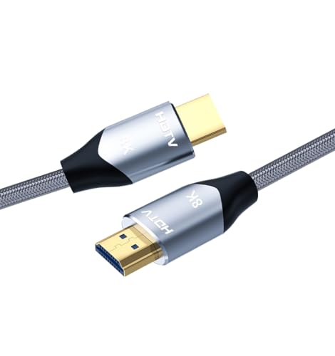 8 K 4 K HDMIP[u3.3 FT 2pbNAHDMIHDMI 2.1C܂ō҂݃T|[g8K@60HzC4K@120Hz144 Hz 48 GbpsΉ[Ner/PS 5/nCrWer/u[C (1.5m)