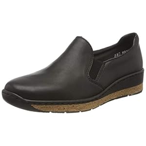 Rieker Dames voorjaar/zomer 52563 slippers, blauw, 36 EU