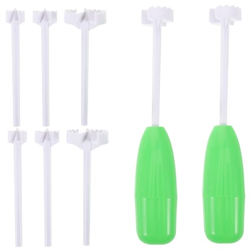 KICHOUSE Cherry Pitter Corer Tool 2 Sets Vegetable Core Remover Fruit Vegetable Tools Easy to Use Material