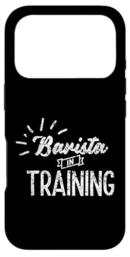 Barista In Training エスプレッソ バリスタ コーヒーメーカー スマホケース iPhone 17 Pro 用