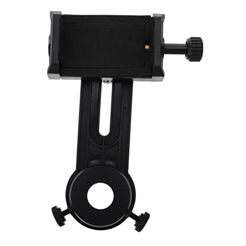 HOMOCONO 1pc Telescope Mount Small Phone Mount Small Phone Clip Small Phone Holder Quick Photography Adapter Bunoculars Cell Phone Accessories Phone Assesoriess Binoculars Abs Plastic Black