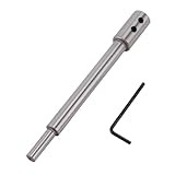 Spacnana Forstner-Bit-Verlängerung, 6,81 Zoll, 3/8 Zoll Spannzangen-Bohrer-Verlängerung Zum Hinzufügen von Mehr Als 5-5/8 Zoll Bohrtiefe für Holzmöbelherstellung und Bauprojekte