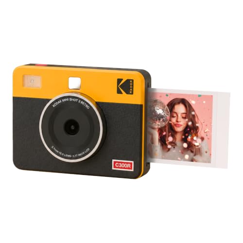 KODAK Mini Shot 3 Retro 3x3 Instant Camera, Photo Printer...