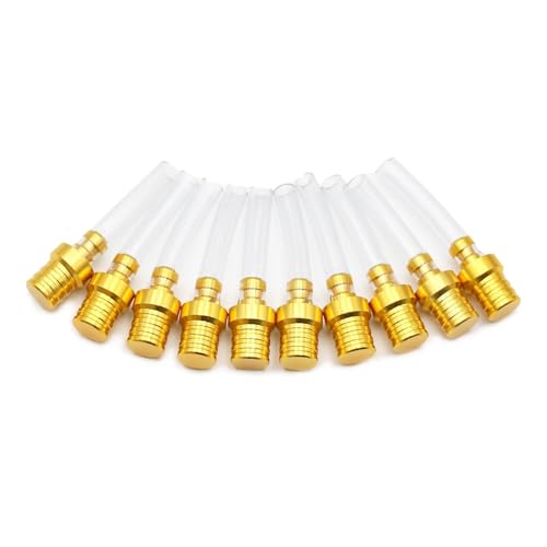 Image of PRO BAT 10 Pack CNC Motorcycle Gas Cap Two-way Breather Tube Vent for Dirt Bike Pit Bike ATV All Factory CRF XR CR All Quads All Off-road Motorcycle, Yellow