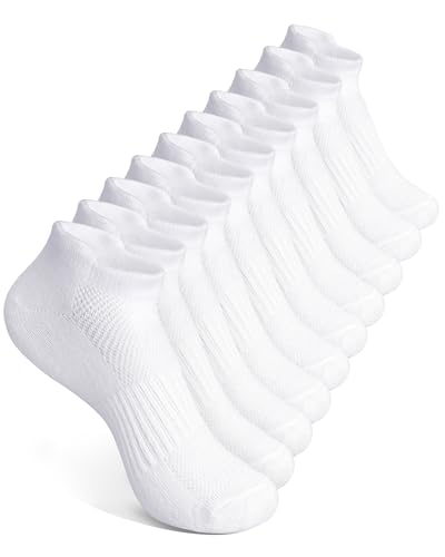 10 Pairs Kids Socks for Boys Girls Ankle Athletic Low Cut Socks Half Cushioned Crew Cotton No Show Sock