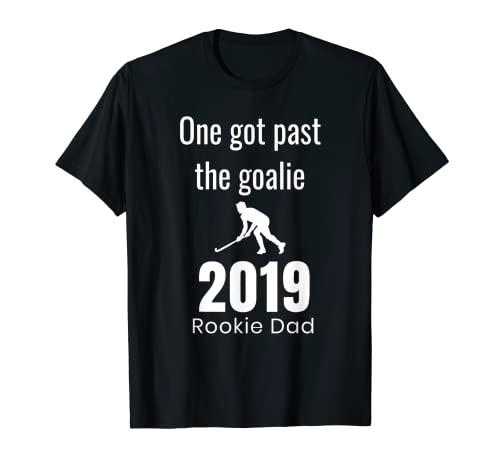 Funny Dad Anuncio de embarazo 2019 Camiseta Rookie Hockey Camiseta
