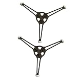 MOTHNUR Soporte Giratorio Para Microondas Trípode 24.5 Cm Plástico Resistente Alta Temperatura Accesorios Microondas Piezas Repuesto Cocinas Hogar 2 Unidades Colores Aleatorios