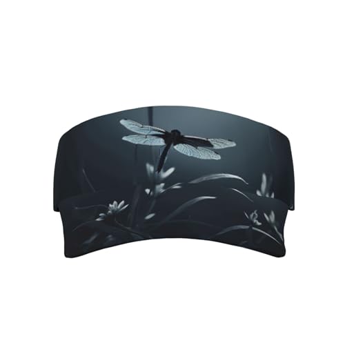 Visera deportiva para mujer y hombre en negro miniatura 1