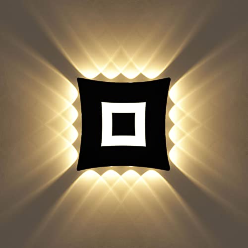 KAWELL 22W Modern Wall Light LED Wall Lamp Waterproof IP65 Aluminum Wall Wash Light LED Indoor Outdoor for Bedroom Stairs Bathroom Corridor Living Room Entrance Porch