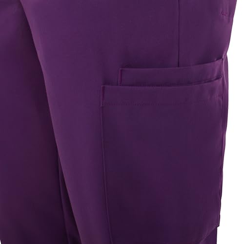 Pantalon pyjama purestretch élastique et souple couleur prune M