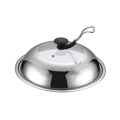 Burgerhaube Topfdeckel Topf Pfanne Glasdeckel: Pfannendeckel Speiseglocke Teppanyaki Dampfgarer Deckel Lebensmittel Abdeckung Steak Abdeckhaube K? Dome für Cheesburger Wok Deckel