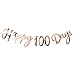 regalo 100日祝い レターバナー ガーランド 飾り HAPPY 100 DAYS 筆記体 バースデーフォト アルファベット
