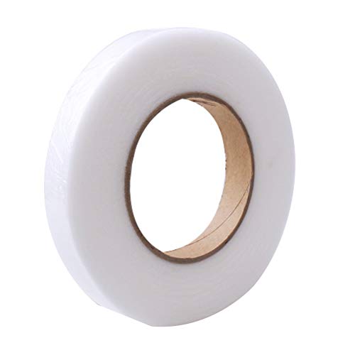 SUMAJU 2 Pack Fabric Fusing Tape, Adhesive Hem Tape Iron-on Hemming Tape Fabric Fusible Web Tape for Bonding Clothes Jeans Collars(70 Yards,0.59 Inch and 0.79 Inch)
