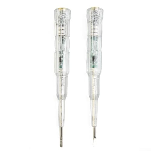2PCS Voltage Tester Pen, 24-250V Non-Contact Induction Digital Power Detector Electric Screwdriver Probe Circuit Indicator