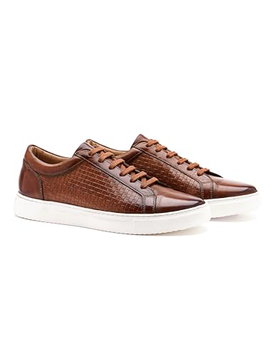 Image of Symbol Premium Mens Smart Casual Flat Leather Sneakers