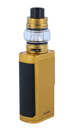 Smok R-Kiss E Zigarette Set | R-Kiss 200 Watt | TFV8 Baby V2 Verdampfer | 2x Baby V2 Heads - Farbe: gold-schwarz – Bild 3