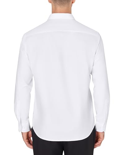 J.VER Men's Dress Shirts Wrinkle Free Long Sleeve Formal Shirt Solid Business Casual Button Down Shirts for Wedding Prom2