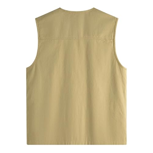 Men's Outdoor Lightweight Sleeveless Jacket Summer Casual Work Vests With Pockets2