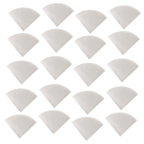 BRIGHTFUFU 50pcs V02 Filter Paper Medium Flow Rate Qualitative Filter Paper Coffee Easy to Hang