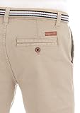 riverso Krótkie spodnie męskie Chino Shorts Krótkie z paskiem Regular Fit RIVKlaas Chinospodnie Bermuda Stretch Zielony Czerwony Niebieski Beżowy Szary 30 31 32 33 34 36 38 40 42 44 46, 32