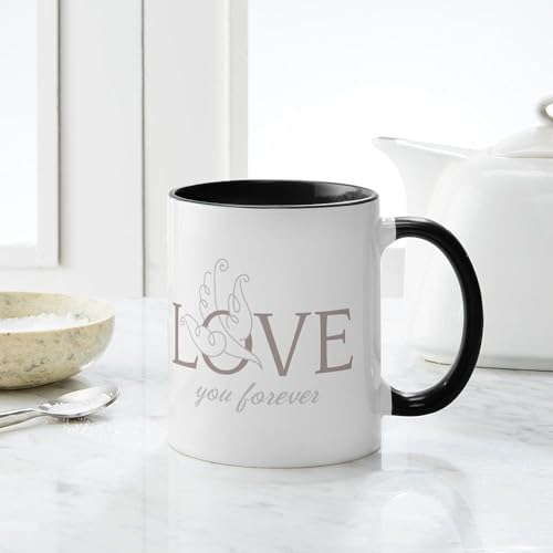 Taza de cerámica CafePress 11 oz blanca miniatura 6