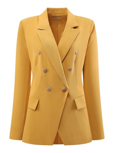 Women's Casual Suit Spring Office Double Breasted Blazer