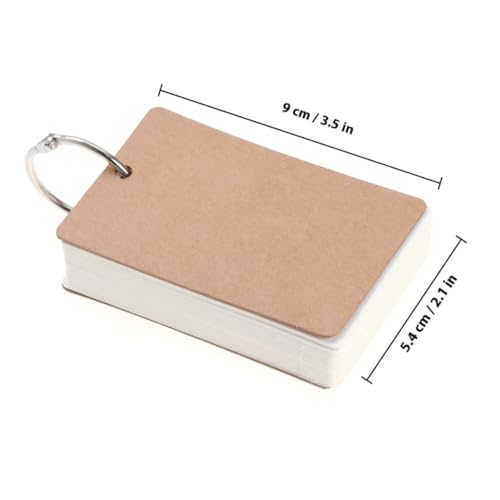 Tarjetas de índice con anillo de acero inoxidable Cabilock de alta durabilidad 3