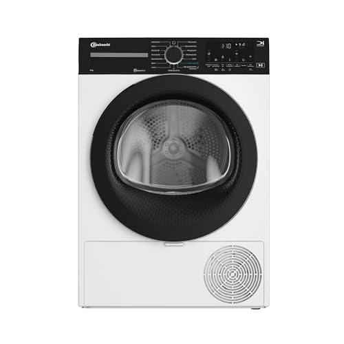 Bauknecht - TKL 85C WBS Wärmepumpentrockner - 8 kg - Energieeffizienzklasse C - HomeWhiz App - Precision Dry, Adaptive Dry, Inverter Motor - Energiesparende Wärmepumpentechnologie - 84,6x59,8x60,7cm
