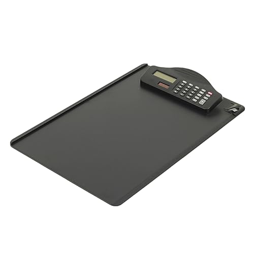 Support de papier A4 scolaire et de bureau avec calculatrice plastique