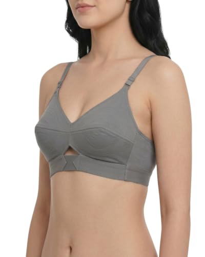 Image of Brida Kavya Xtra Soft Cotton Round Stitch Bra for Women | Full Coverage | Non-Padded | Wireless | Double Layer Support | Heavy Bust | Combo Pack | Colours May Vary