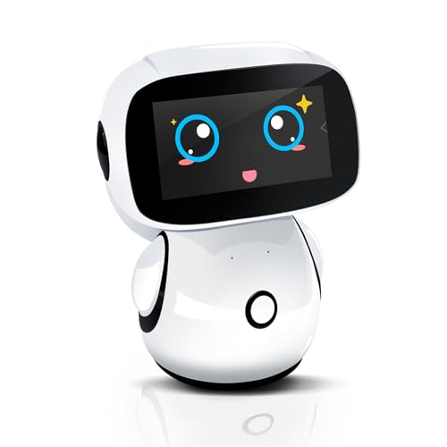 HAMPBACK Smart Robot with AI Voice Interaction, 7" Touch Screen Educational Toy for Kids, Early Learning Companion with Chat, Stories & Games, Intelligent Gift Toy for Boys & Girls