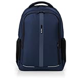 Gabol - Mochila para Portátil 15,6' Fusion con 2 Compartimentos y Capacidad 20,15L - Peso Ligero de 0,84kg y Medidas 45x32x14 cm - Material Textil Resistente al Agua - Diseño Español - Azul