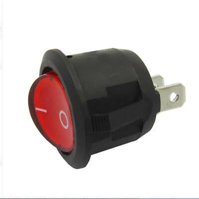Happy goods Round 12v DC 10A 250VAC press Button On Off 2 Way Switch for Electric Kids Car E-Bike Toys (Pack of 2,)-image-20