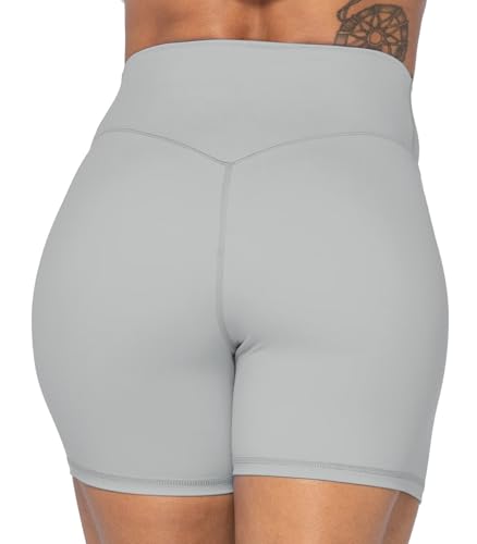 Image of Sunzel No Front Seam High Waist Biker Shorts for Women, Squat Proof Yoga Workout Gym Bike Shorts | 3, 5 Or 8-Inch Inseam, High Waisted, Tummy Control, No Front Seam, Buttery Soft, Compression Fit, Squat Proof